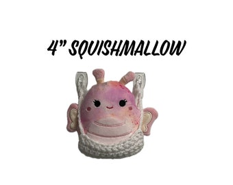 Hamaca Squishmallow, soporte de malvavisco de 4 pulgadas, soporte de pared de malvavisco, soporte de pared de peluche