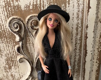 Barbie Collector Madonna Ooak Art Handmade Repainted