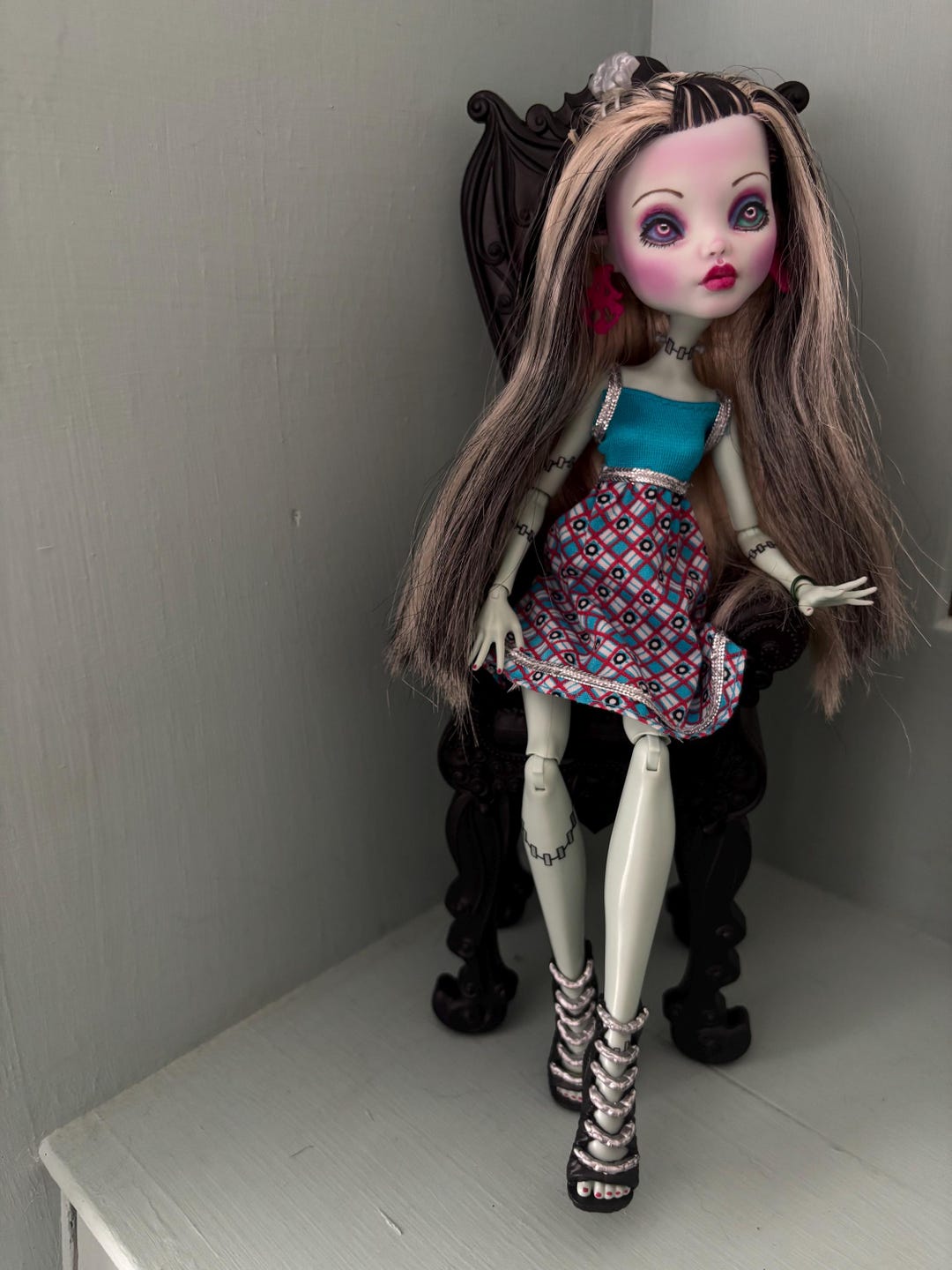 OOAK Monster High Doll Repaint Frankie Stein - Etsy