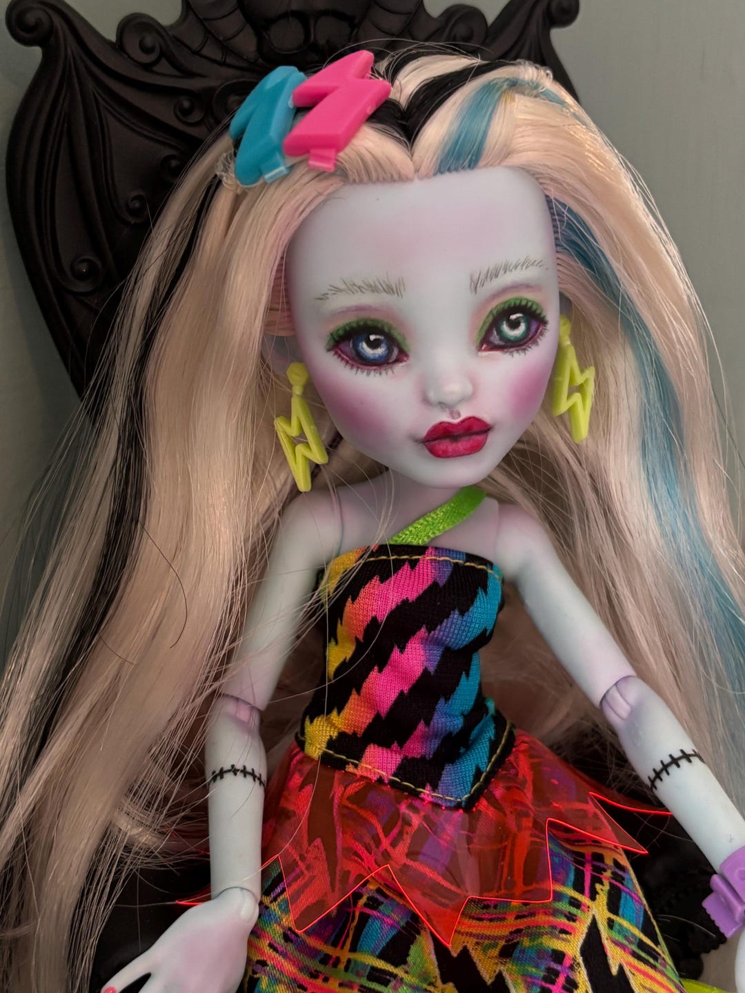 OOAK Custom Monster High Doll Repaint Frankie Stein - Etsy