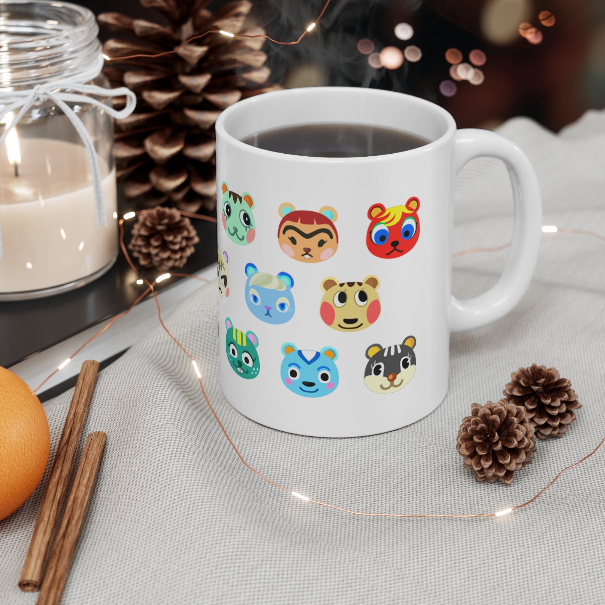 Animal Crossing Coffee Cup, Animal Crossing Mugs, Ceramic Tea Milk Cup