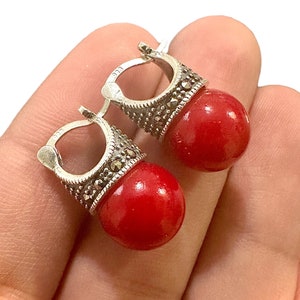 Red marcasite top