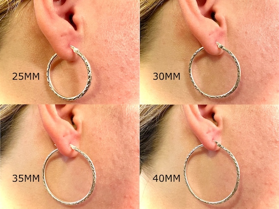 つきMelissaJoyManningLongOval Hoops(片耳) Amazon.com: Senteria 925 Sterling Silver Hoop Earrings