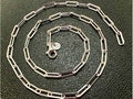 Sterling Silver Paperclip Chain Necklace or Bracelet, Italian 925 3mm, French Lock, Unisex Gift