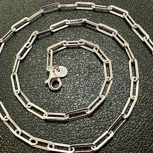 925 Italian Silver Necklace Three-car diamond necklace 50CM main image 1