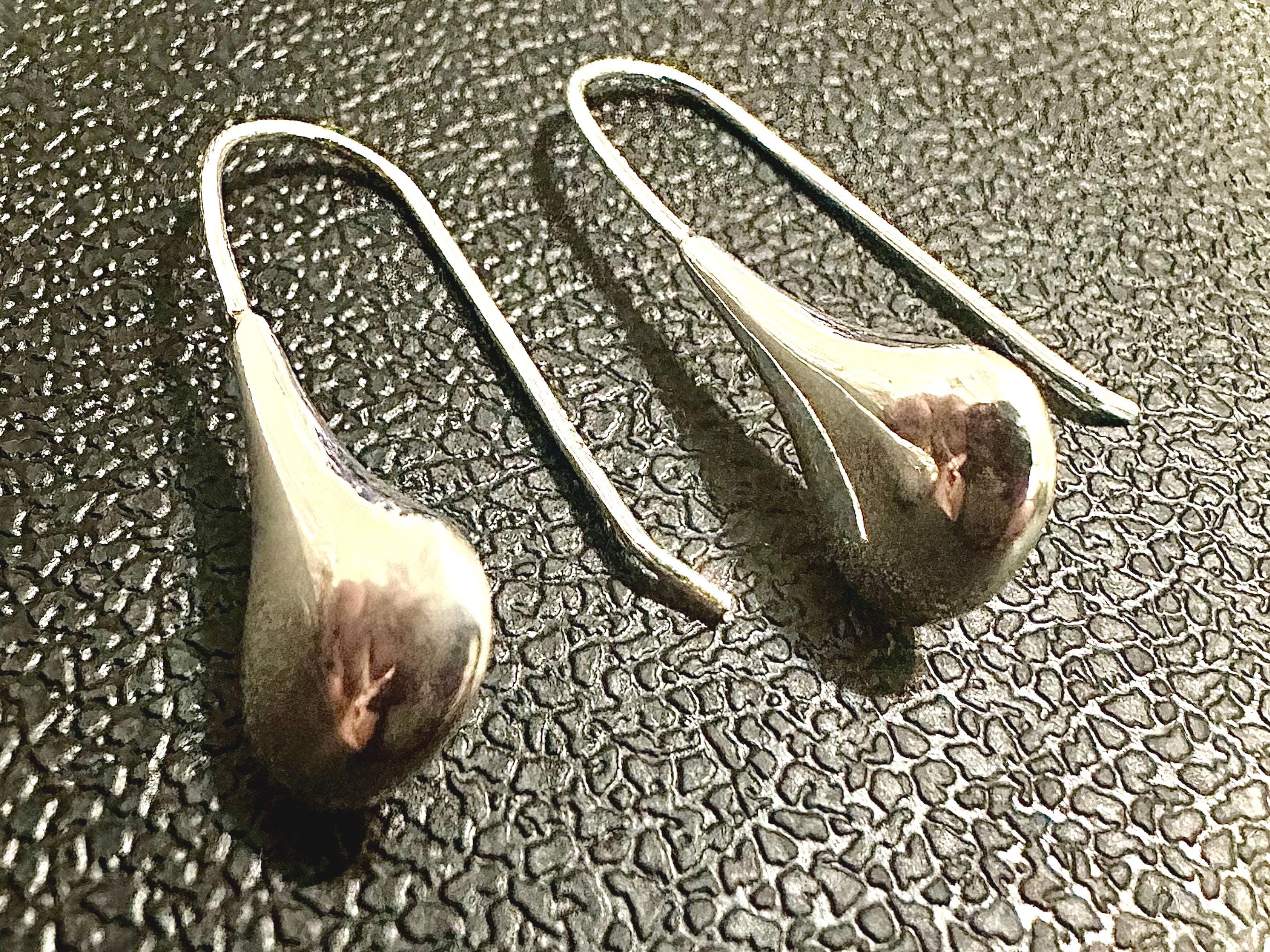 Orecchini A Goccia In Argento 925 Donne | Design Elegante E Moderno | Con Chiusura A Lobo E Gancio | Gioiello Luxury
