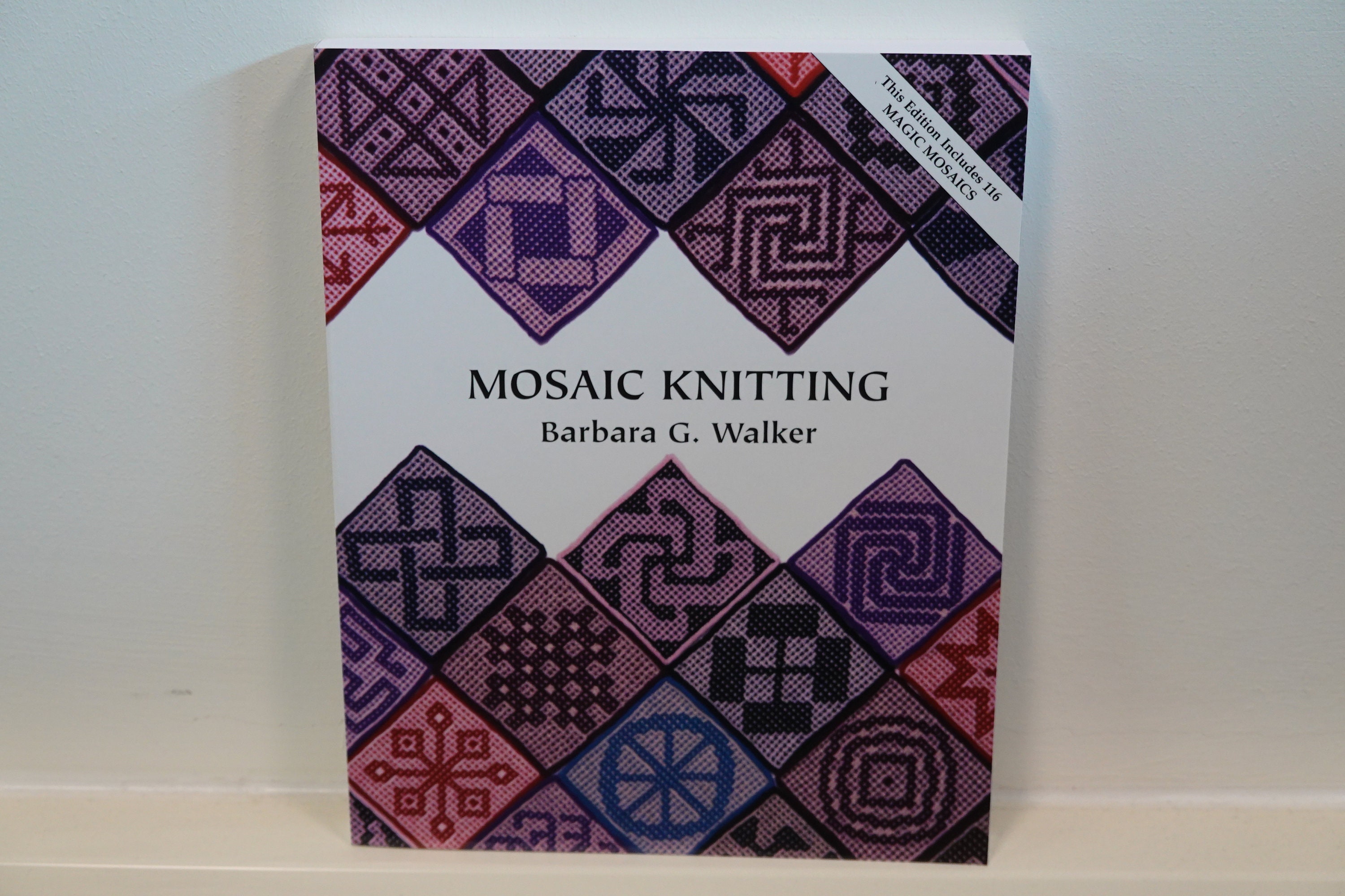 Mosaic Knitting Barbara G Walker paperback printed book Etsy