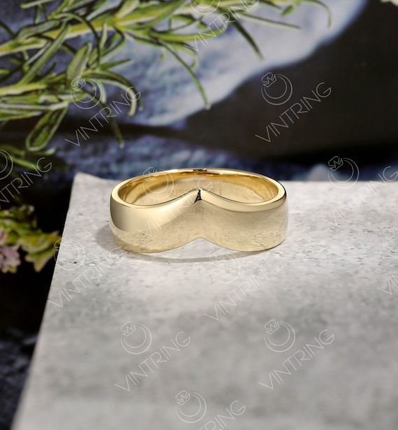 Vintage mens wedding bands etsy sale