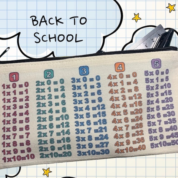 Trousse tables de multiplications