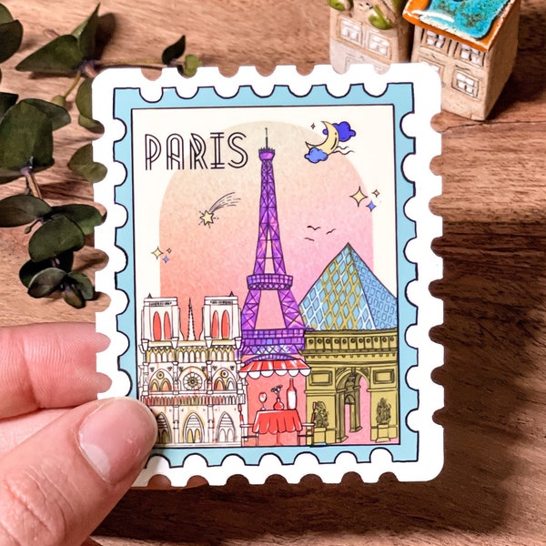 PARIS Sticker, Paris France Sticker, Paris skyline vinyl sticker, France Sticker |  Parisian Sticker , Paris illustration, Paris gift