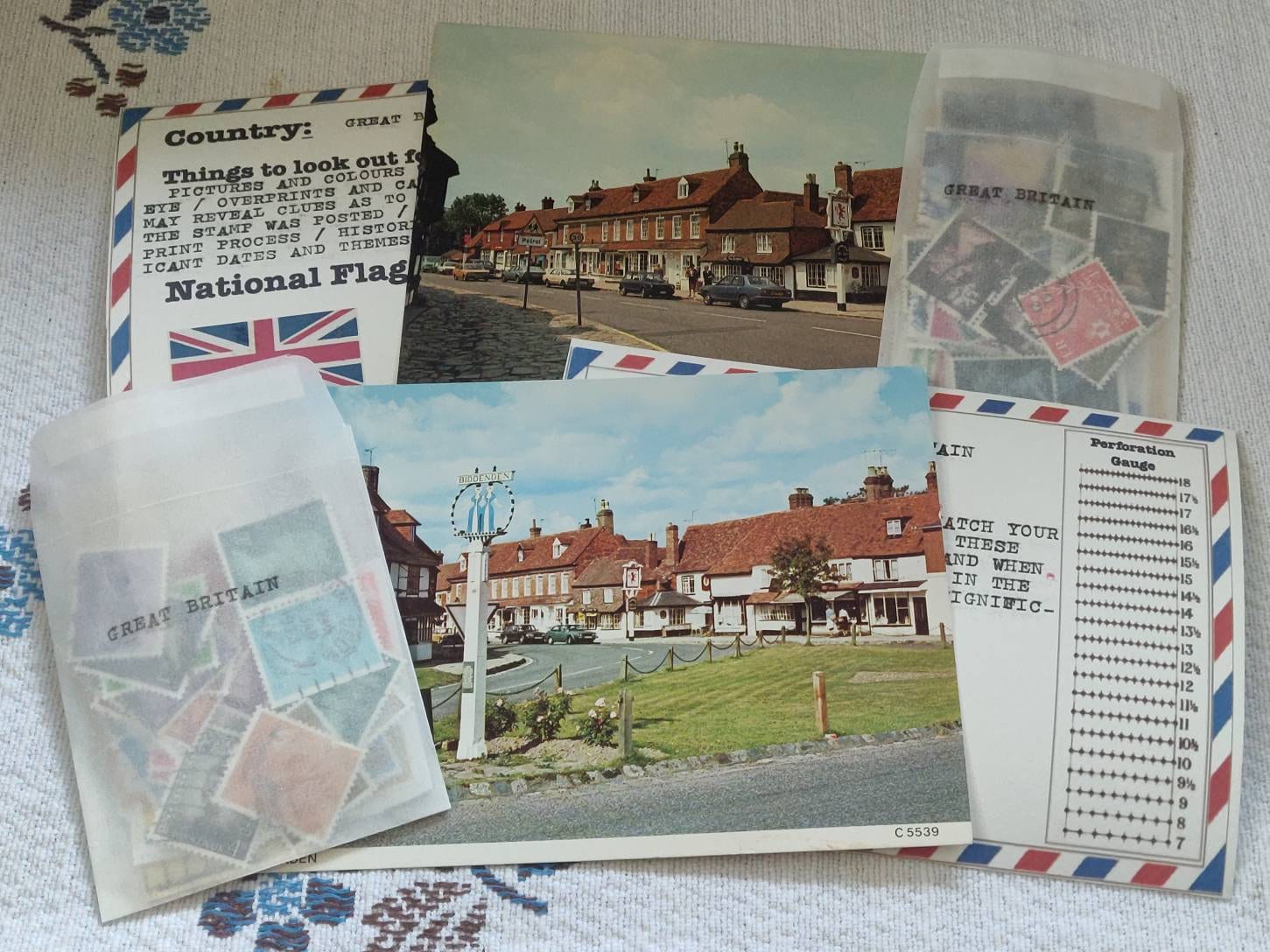 Stamp Collecting Starter Kit Great Britain Etsy