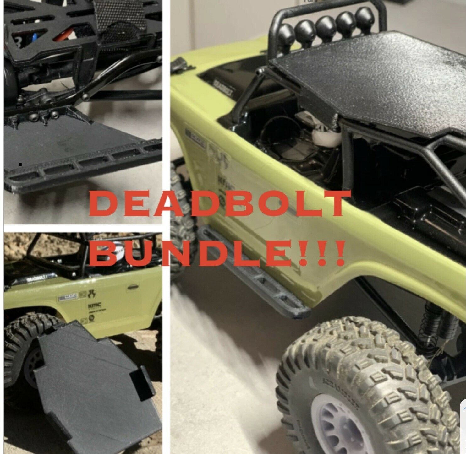 Axial SCX24 1/24 Deadbolt BUNDLE - Deadbolt Roof and Dead