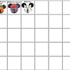 May include: Three character-themed Mickey Mouse ear headbands. The first is Wreck-It Ralph, featuring brown and orange elements. The second is Jack Sparrow, with a red bandana and gold accents. The third is Pua, a white pig with black ears.