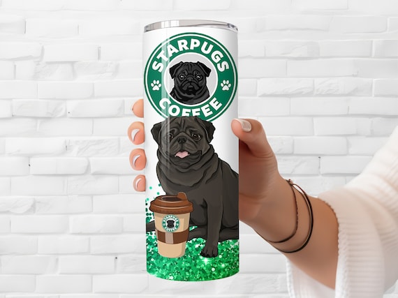 Pug Tumbler - Black Pug Pug Tumbler - Black Pug