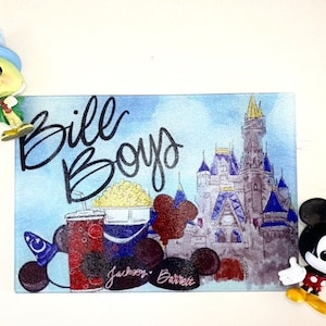 Theme Park Snacks Cutting Board - Choose your shape and size! Disney Universal Snacks