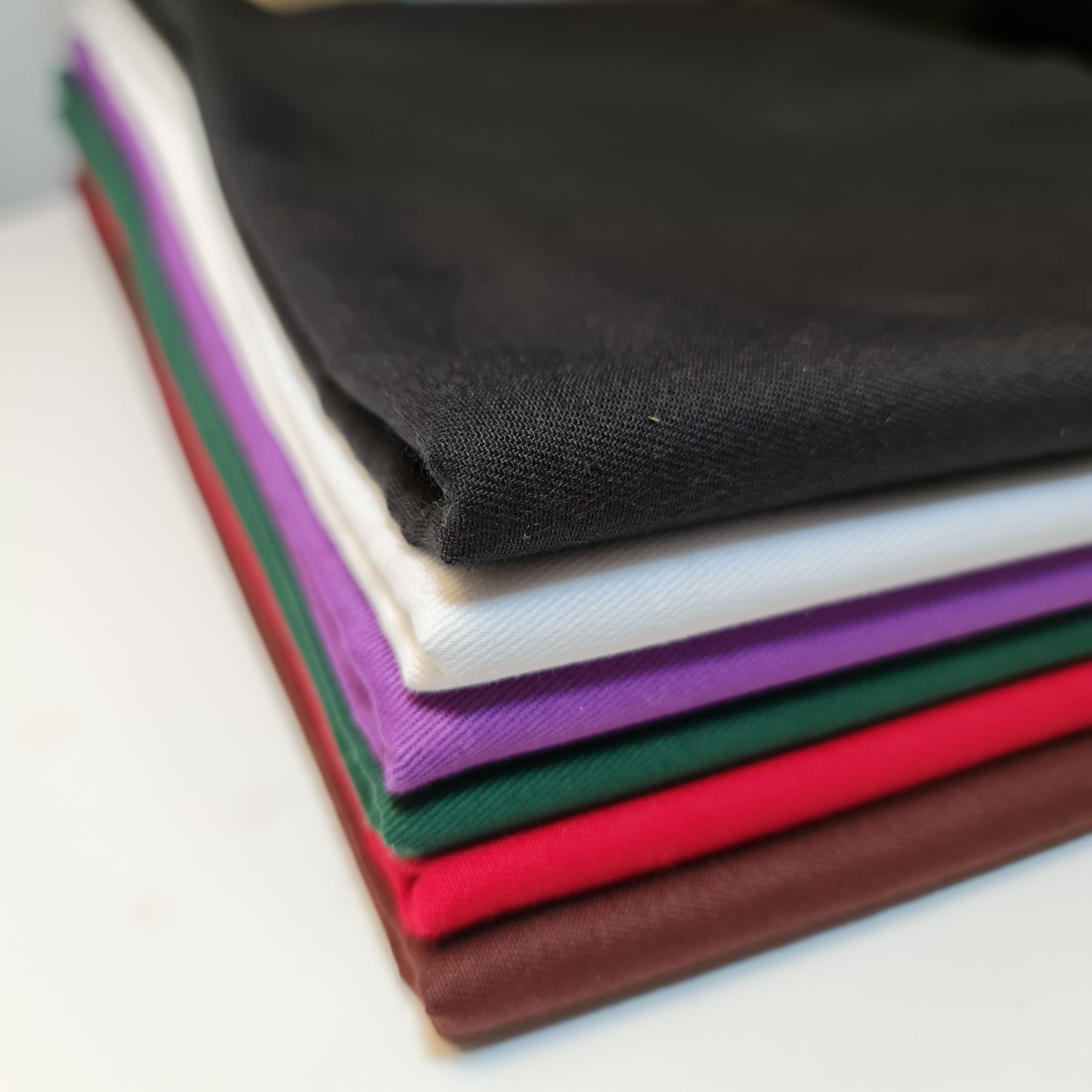 Plain Thick 100 Cotton Drill Workwear Twill Fabric Superior Etsy UK