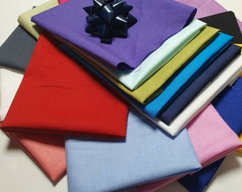Lote de 20 piezas de tela 100 % algodón de 25 x 25 cm, precortadas, para decoración DIY