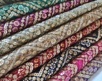 Sabyasachi Net Lehnga Dress Material Sequin Glitter Fabric | Etsy UK