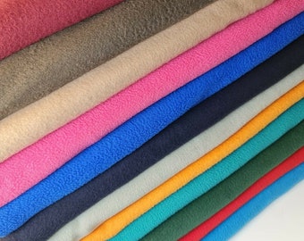 Polar Fleece Fabric Premium Quality Plain Anti Pill Soft Warm Winter Material 58