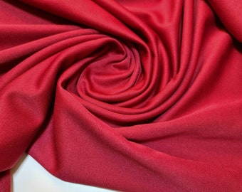 Effen rode stretch nylon spandex zachte jurk Craft voering DTY-stof 58" WQ-meter