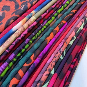 New* Floral Leopard Crepe Chiffon Sheer Fabric Dress Drape Craft Material 44"