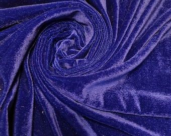 PLAIN VELVET Upholstery Cushion Curtain Fabric Three Crown Micro 5000 44" Wide 