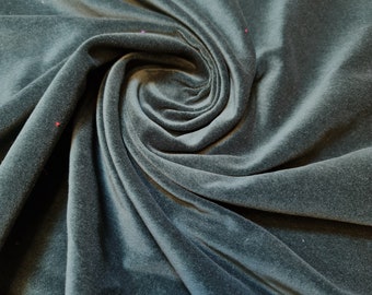Flesgroen 100% katoenfluwelen stof kostuumjurk ambachtelijk bekledingsmateriaal per meter (44" - 112 cm breed)