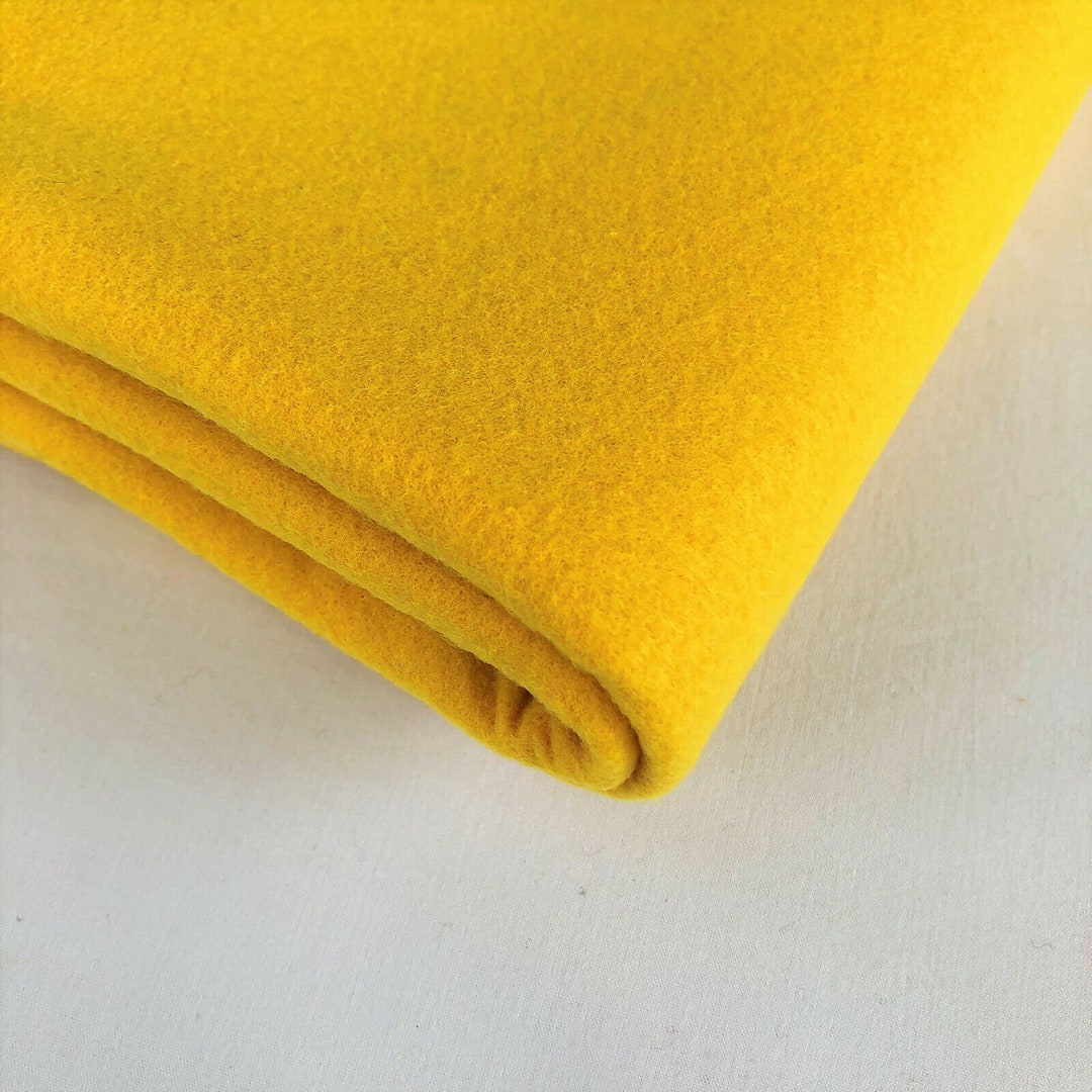Yellow Felt Pattern Yellow Acrylic Craft Felt Fabric 150cm Wide Felt Material for Art ...