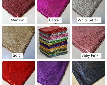 Sprankelende meshstof met pailletten – bling, glanzend netmateriaal voor jurken, knutselwerkjes en tafeldecoratie | 50" breed