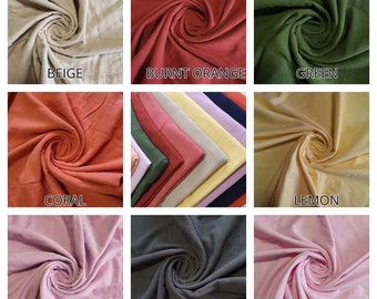 100% Cotton Double Gauze Crinkly Muslin Breathable Dressmaking Lightweight Fabric Craft Material 58" By Meter