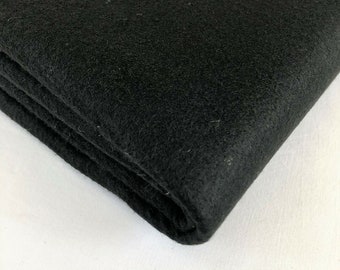 Schwarzer Acryl-Handwerk Filzstoff 150 cm breit Filz-Material für Kunst, Nähen & Festliche Dekor DIY, Schulprojekte Kostüm Bastelbedarf