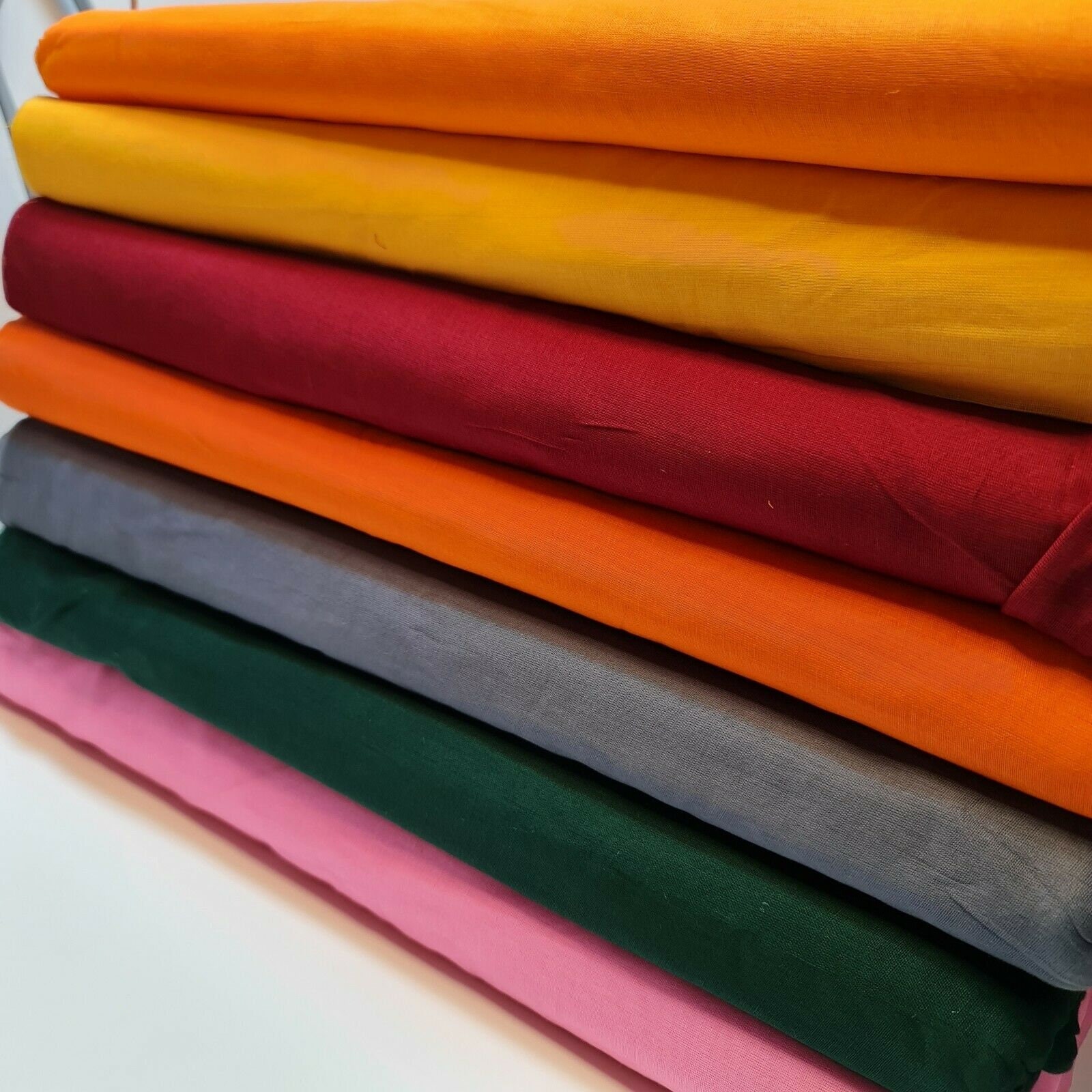 100% Cotton Voile Muslin Sheer Fabric – Soft, Lightweight Material For Dresses, Lining, Crafts (44” Wide)