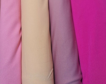 Tessuto elasticizzato in jersey scuba crepe – Materiale modellante per sartoria e moda, larghezza 58" – Venduto al metro