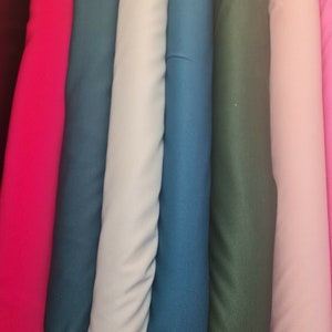 Scuba Crepe Stretch Jersey Fabric – Body Sculpting Material for Dressmaking & Fashion 58" Meter – Sold by the Meter