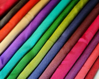 Glossy Charmeuse Satin Fabric Silk-Feel Polyester Bridal Dress Material 58" Soft Flowing Satin Weave Gowns, Lining Crafts