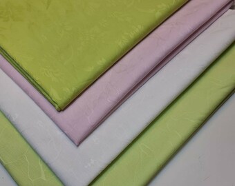 Jurk van 100% katoen, bloemenjacquard, stoffen bekleding Kussenhoes quilten Materiaal: 58" inch breed meter