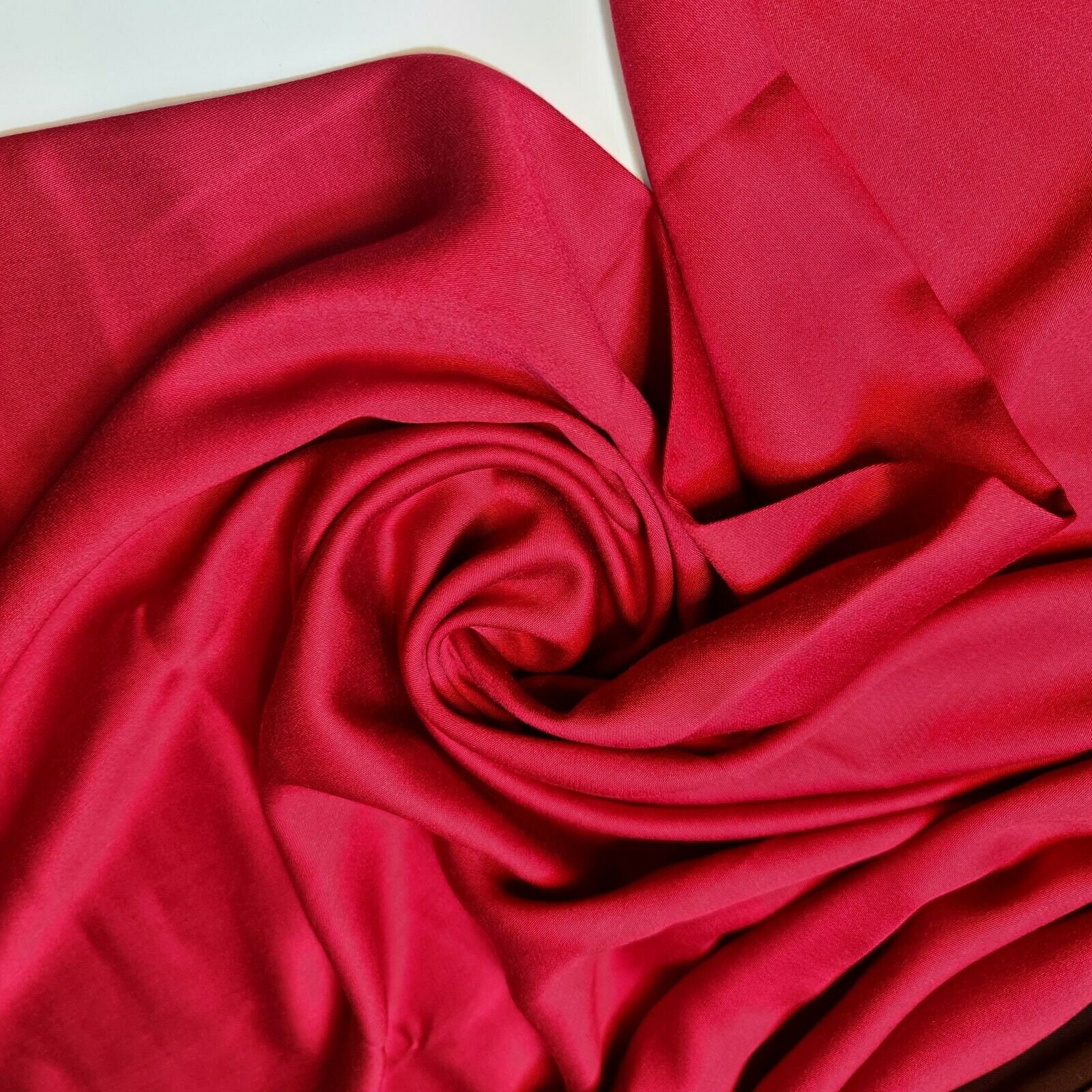 Poly Viscose/cotton Plain Fabric Non Stretch Dress Craft