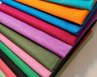 100% Cotton Organdy Material Doll Dress Stiff Lining Curtain Interfacing Fabric 44&quot; By The Meter