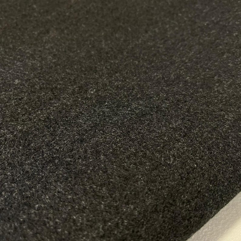 Waschbar Wollstoff Ideal Für Mäntel Und Schals 150cm Breite Charcoal Grey