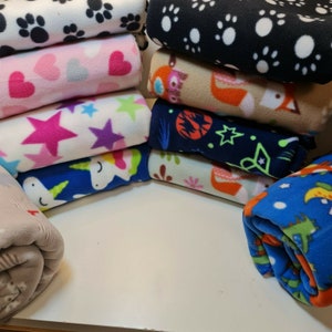 Printed Kid Cuddle Polar Fleece Soft Throw Blanket Anti Pill Fabric Material 58&quot;