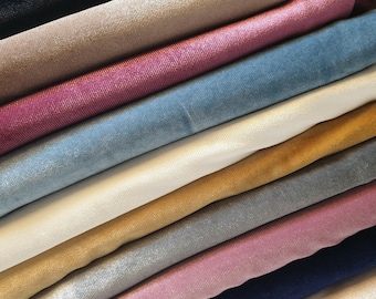 Uni-Samt-Qualität, weicher Velour-Premium-Stretch-Kleiderstoff, 158 cm breit
