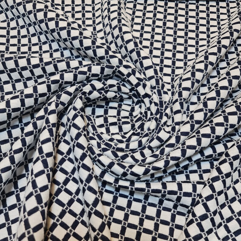 gingham jersey fabric