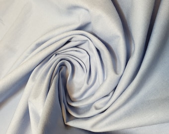 Sky 100% Cotton Egyptian Cambric Poplin Fabric Plain Soft Craft Dress Material 44" Lightweight Cotton Sewing, Quilting, Clothing Meter