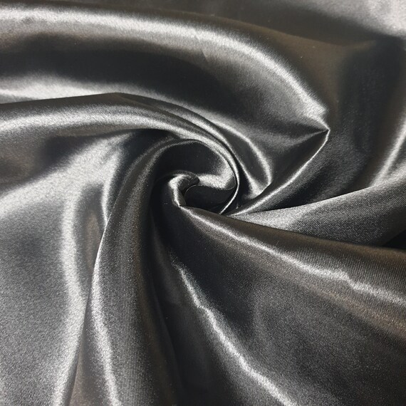 thumbnail image 2 of Textile Station Poly Satin Bridal Fabric - 2 Meters, Silky Crepe Back, 58" Wide - Multicolor 2 of 5