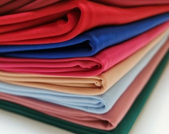 Tecido de malha elástica crepe Scuba – Material para modelagem corporal para costura e moda 58" de largura – Vendido por metro