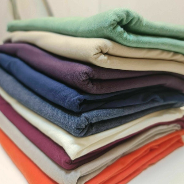 Viscose Jersey Fabric 4Way Stretch Polyester Elastane Blend Dress Material 58"