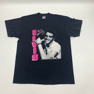Vintage Elvis Presley T-Shirt Size L Made In USA