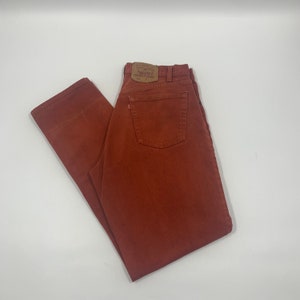 Vintage Red Levi’s 554 Jeans Made in USA 32x33