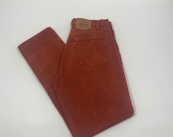 Vintage Red Levi’s 554 Jeans Made in USA 32x33