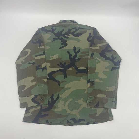 80’s trebark camouflage shirt jacket カモ Vtg 80s Trebark Camouflage Shirt Jacket Brown Gray Size S